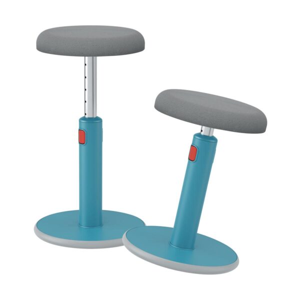 Taburete ergonomico regulable en altura 46-79cm Leitz Ergo Cosy Active, Azul