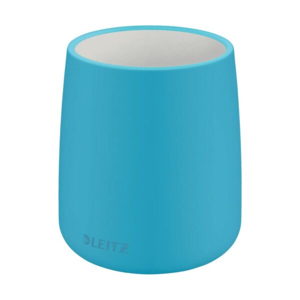 Cubilete organizador de escritorio de cerámica Leitz Cosy, azul sereno