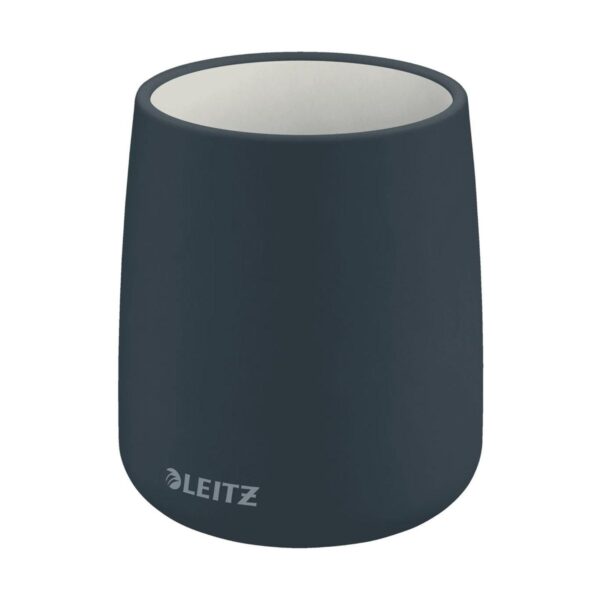 Cubilete organizador de escritorio de cerámica Leitz Cosy, gris terciopelo