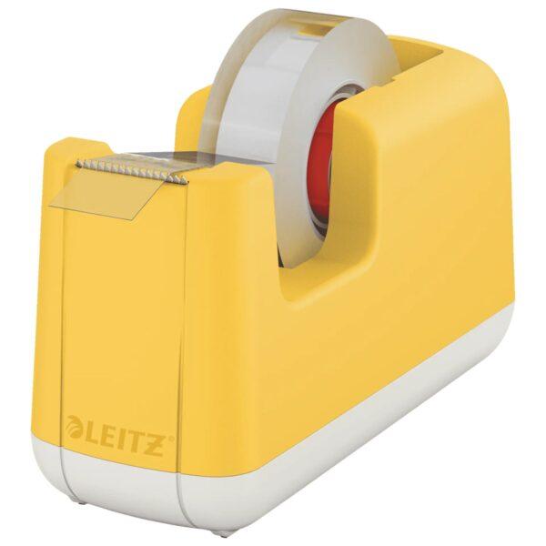 Dispensador de cinta adhesiva de sobremesa Leitz Cosy, Amarillo Cálido