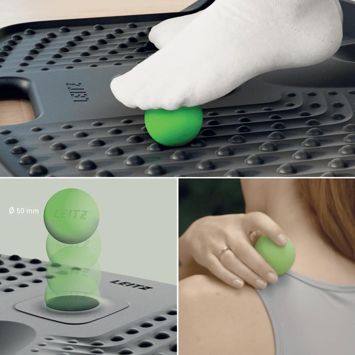 Tapete anti-fadiga com zonas de massagem Leitz Ergo Active