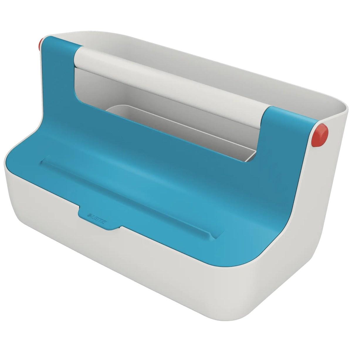 Caja de almacenamiento portátil Leitz Cosy, Azul Calma
