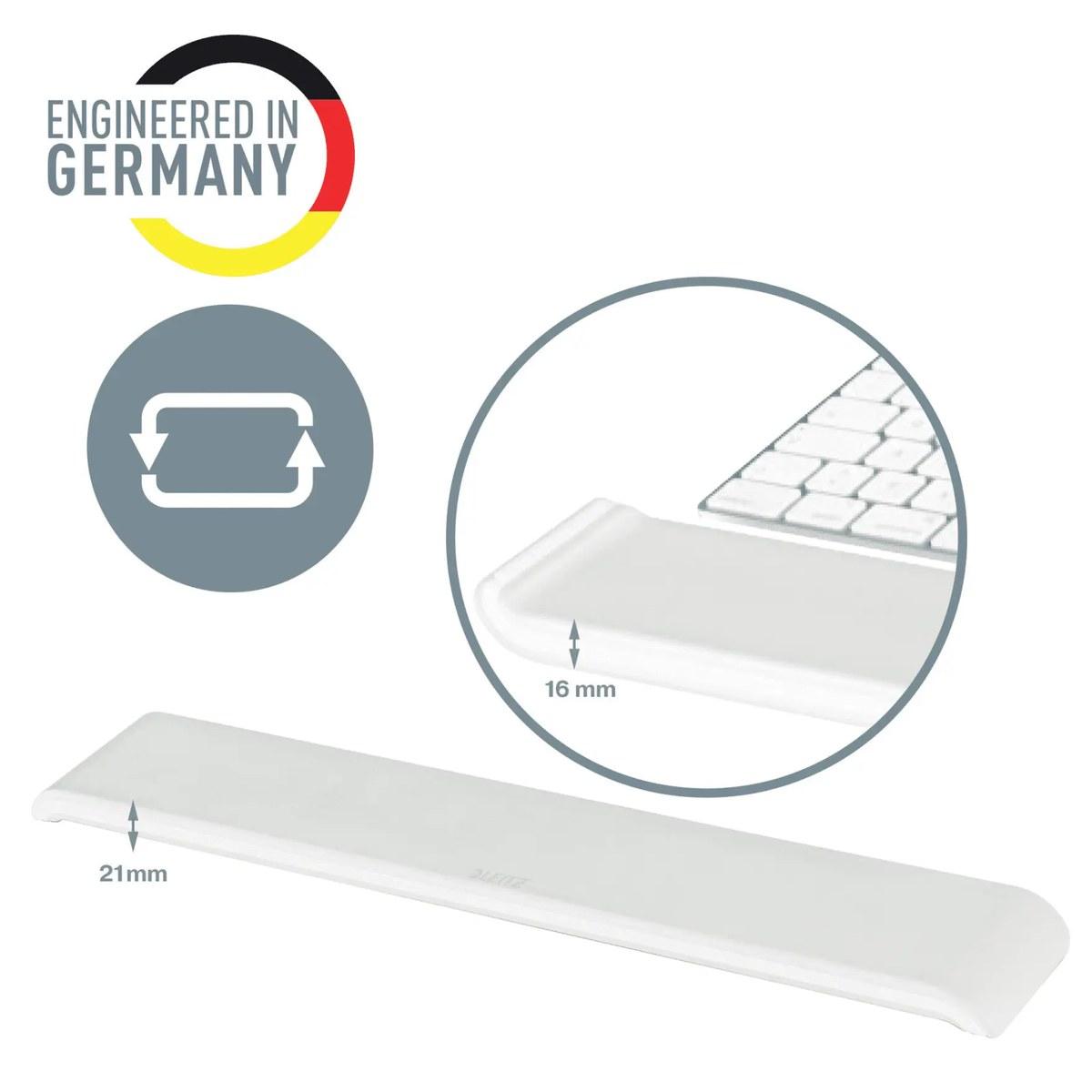 Reposamuñecas ajustable para teclado Leitz Ergo Cosy