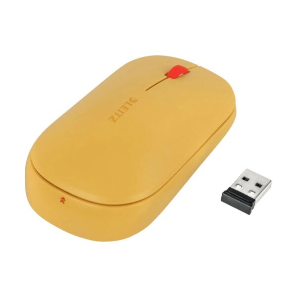 Ratón inalámbrico Leitz Cosy, amarillo cálido