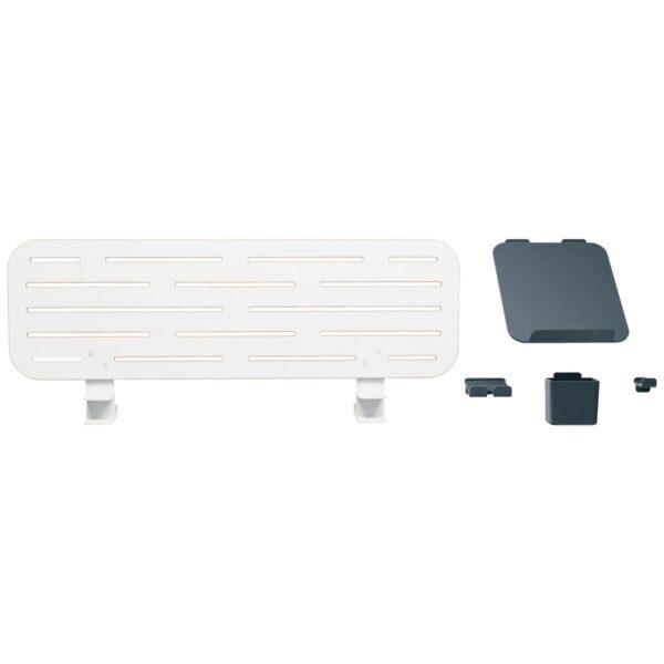 Painel organizador de secretária com suporte para portátil Leitz Ergo, 80×25 cm