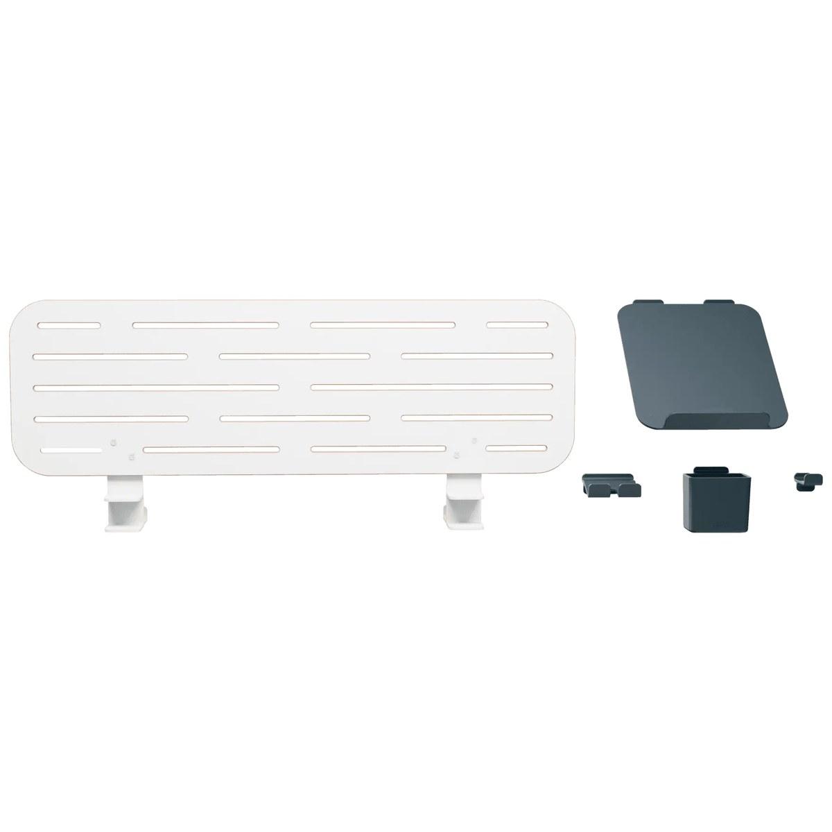 Painel organizador de secretária com suporte para portátil Leitz Ergo, 80×25 cm