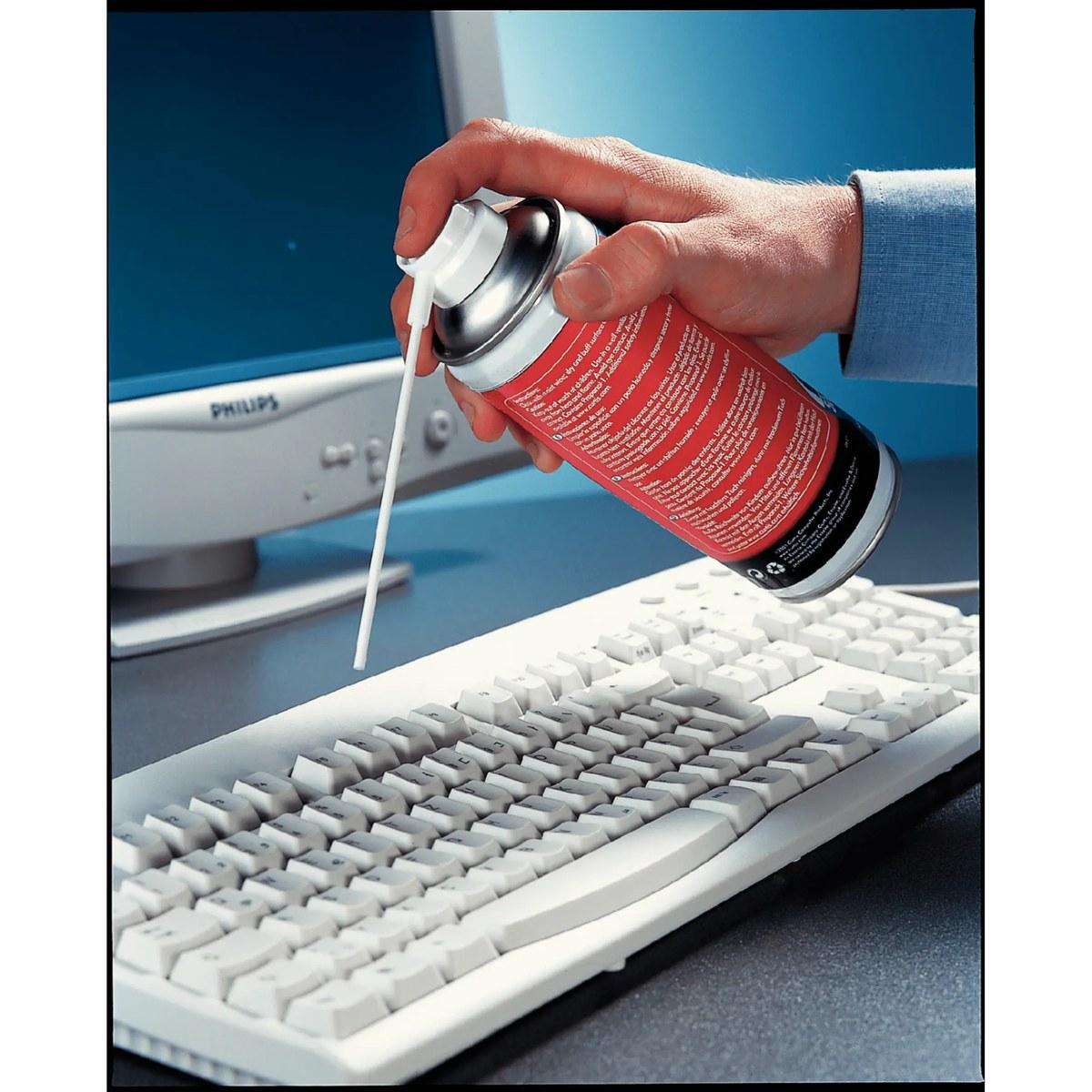 Ar comprimido em spray 400ml para limpeza de equipamento Ar comprimido em spray 400ml para limpeza de equipamento