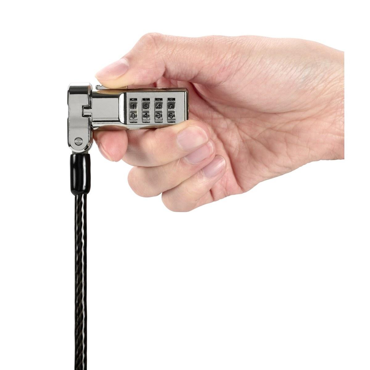 Cadeado universal 3 em 1 com combinação para portátil